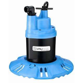 Utilitech 0.25 HP Thermoplastic Submersible Utility Pump