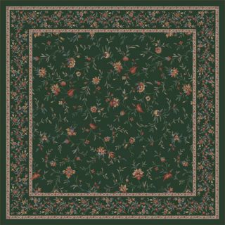 Milliken Hampshire 7 ft 7 in x 7 ft 7 in Square Green Transitional Area Rug