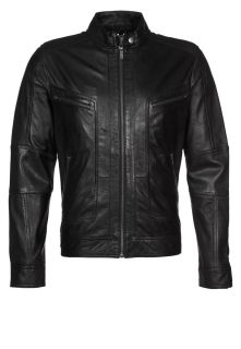 Goosecraft   Leather jacket   black