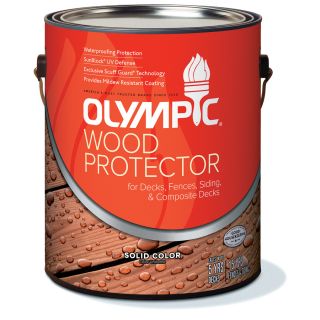 Olympic 115 fl oz Must Be Tinted Solid Exterior Stain