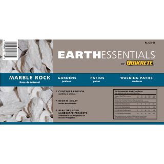 EARTHESSENTIALS BY QUIKRETE 0.5 cu ft Marble Rock