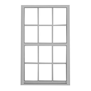 BetterBilt 3740 Series Aluminum Double Pane Single Hung Window (Fits Rough Opening 36 in x 36 in; Actual 35.25 in x 35.25 in)