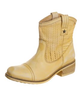 Virus   Cowboy/Biker boots   yellow
