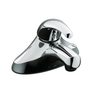 KOHLER Coralais Polished Chrome 1 Handle WaterSense Bathroom Sink Faucet