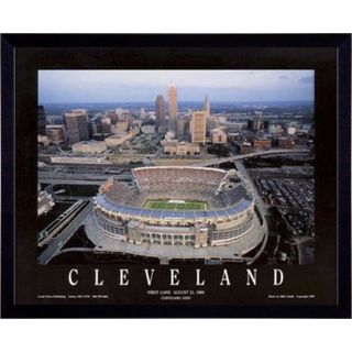 26 in W x 32 in H Cleveland Browns Framed Wall Art