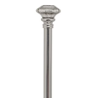 Style Selections 48 in to 84 in Metal Single Curtain Rod