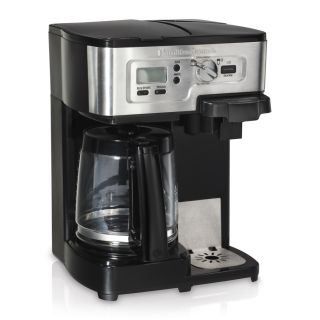 Hamilton Beach Black/Stainless Steel 12 Cup Programmable Coffee Maker