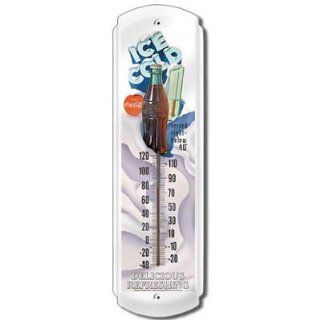 Coca Cola Iced Cold Serve Below 40 Indoor/Outdoor Thermometer   Mercury Thermometers
