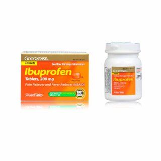 Good Sense Ibuprofen Orange Coated Tablets, 200 mg, 50 Count Health & Personal Care