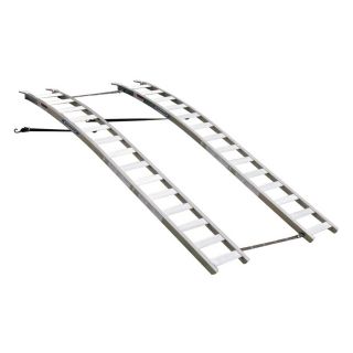 Werner 1/8 ft x 7 1/4 ft 1400 lb Capacity Arched Aluminum Loading Ramp