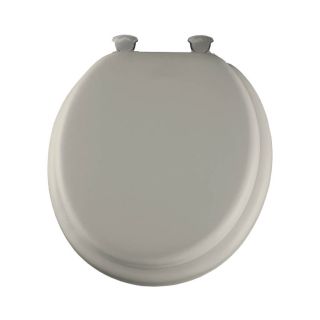 Mayfair Lift Off Biscuit Cushioned Vinyl Round Toilet Seat