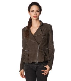 Patago   Leather jacket   taupe