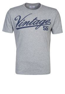 Vintage 55   Print T shirt   grey
