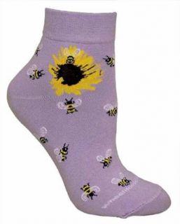 Wheel House Designs Women's Bee Socks 9 11 Purple