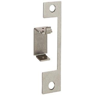 HES Stainless Steel HM Faceplate for 1006 Series Electric Strikes for Use with Mortise Locksets with a 1" Deadbolt with a Deadlatch Below the Latchbolt, Satin Stainless Steel Finish Industrial Hardware