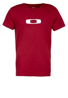 Oakley   SQUARE ME   Print T shirt   red