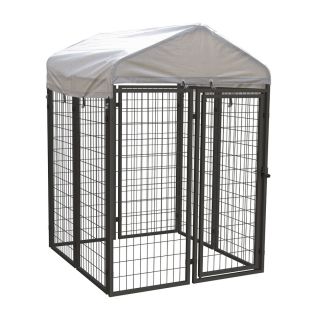 Pet Sentinel 4 ft x 4 ft x 6 ft Outdoor Dog Kennel Box Kit