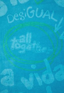 Desigual LETTERING   Beach towel   turquoise