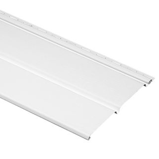Durabuilt White Double Solid Soffit (Common 10 in x 12 ft; Actual 10 in x 12 ft)