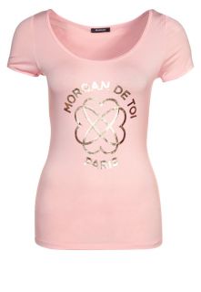 Morgan   Print T shirt   pink