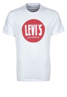 Levis®   STANDARD GRAPHIC CREW GOOD/BETTER   Print T shirt   white