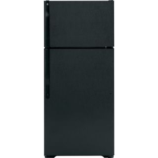 GE 16.5 cu ft Top Freezer Refrigerator (Black) ENERGY STAR