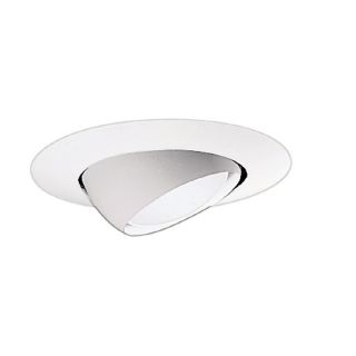 Halo 6 in White Eyeball Recessed Light Trim