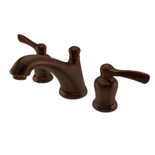 AquaSource Artesian Bronze 2 Handle Widespread WaterSense Bathroom Sink Faucet (Drain Included)