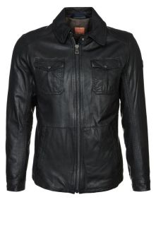 BOSS Orange   JOSER   Leather jacket   black