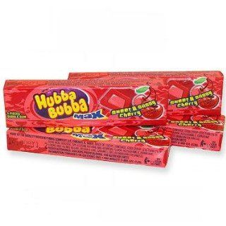 Hubba Bubba Max   Sweet and Sassy Cherry, 5 pieces, 18 count  Chewing Gum  Grocery & Gourmet Food