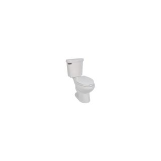 Jacuzzi Perfecta White 1.6 GPF/6.06 LPF 12 in Rough in Round 2 Piece Comfort Height Toilet