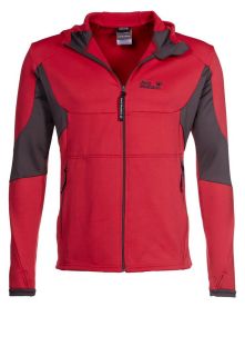 Jack Wolfskin   DYNAMIC HOODY   Tracksuit top   red