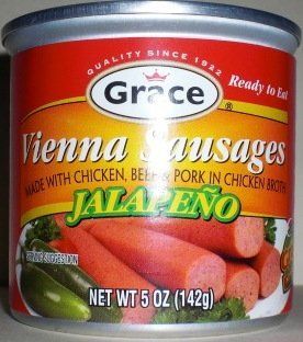 Grace Hot & Spicy Chicken Vienna Sausages, 5oz  Grocery & Gourmet Food