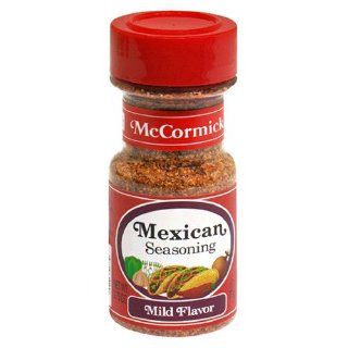 McCormick Mexican Seasoning, Mild, 2.75 Ounce Unit (Pack of 6)  Mexican Food  Grocery & Gourmet Food