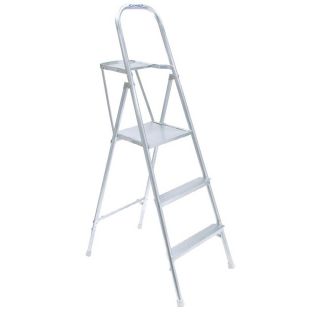 Werner 3 Step Aluminum Platform Utility Ladder