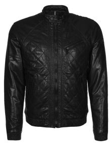 Strellson Sportswear   RAY 2   Leather jacket   black