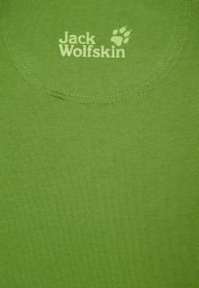 Jack Wolfskin ECHO LOGO   Print T shirt   green
