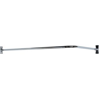 Barclay 66 in Polished Chrome L Shaped Fixed Shower Rod