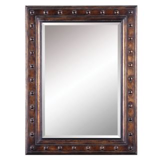allen + roth 40 in H x 30 in W Bronze Rectangular Framed Wall Mirror