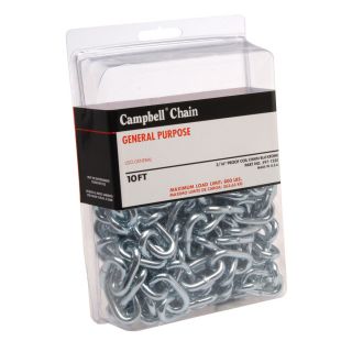 Campbell Commercial 10 ft Welded Zinc Steel Chain