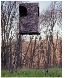 Rivers Edge RE703 Outpost Tower 16'6" Standalone Hunting Blind Enclosure  Hunting Tree Stands  Sports & Outdoors