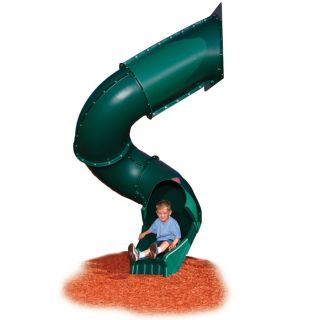 Swing N Slide 7 ft Turbo Tube Green Slide