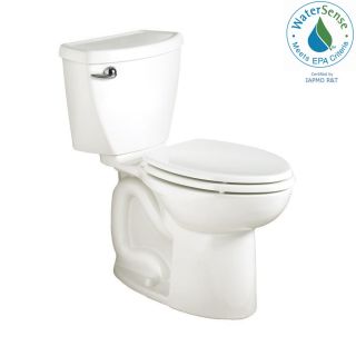 American Standard Cadet 3 White 1.28 GPF/4.85 LPF 12 in Rough in Watersense Elongated 2 Piece Comfort Height Toilet
