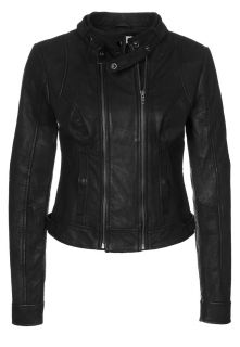 Vero Moda   EBONI   Leather jacket   black