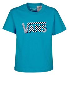 Vans   CHECKER   Basic T shirt   turquoise