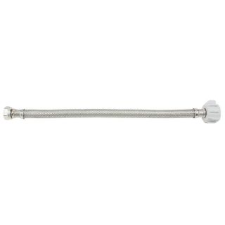 Watts 1/2 in Compression 12 in Braided Stainless Steel Toilet Supply Line