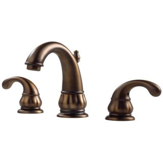 Pfister Treviso Velvet Aged Bronze 2 Handle Widespread WaterSense Labeled Bathroom Sink Faucet (Drain Included)