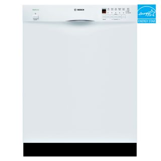 Bosch 300 Series 24 in 50 Decibel Built In Dishwasher with Stainless Steel Tub (White) ENERGY STAR