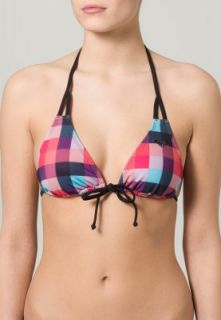 Roxy   CHECK FRONT TIE TIKI TRI   Bikini top   multicoloured