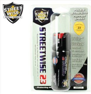 Lab Certified Streetwise 23 Pepper Spray 2 oz. UV marking dye, Made in USA. Cannot ship to Massachusetts, New Jersey if over (3/4 oz), New York, Wisconsin, Michigan APO, FPO or Hawaii. 